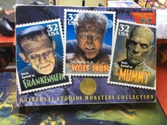 Universal Studios Monsters Collection Frankenstein Wolf Man Mummy 1997 Boxed New