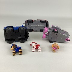 Paw Patrol Bundle Figures Vehicle Lot Skye Chase Police Marshall Fire Truck