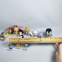 Lot Of Bluey Characters / Figures / Preowned Bicycle