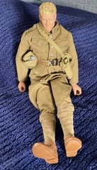 G.I. Joe Soldier Action Figure Tan Uniform w/ Outfit, Belt & Bag (1996)