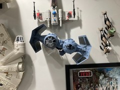 Starship Wall Mount for Star Wars TIE Bomber (2002,2010) POTJ Saga 30th Anv SODS