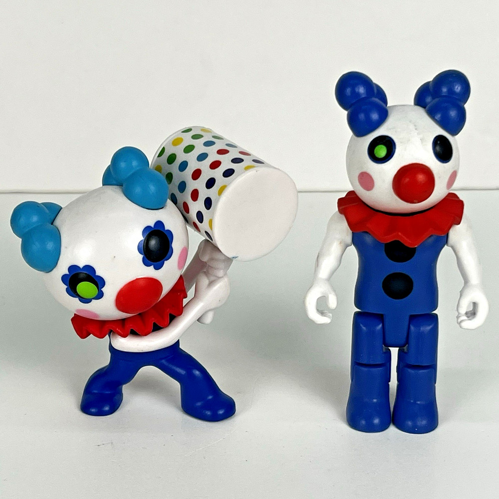 2 Roblox Piggy Series Action Figure Clowny Clown Minitoon Phatmojo