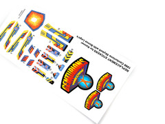 CUSTOM STICKERS for Kenner CENTURIONS Skybolt toy with BONUS LOGOS