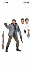 NECA The Terminator T-800 Action Figure Interchangeable Heads Hands + Guns