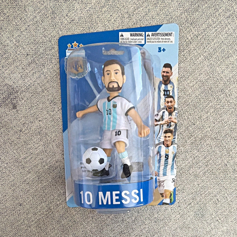 AFA Lionel Messi #10 Argentina Soccer Action Figure w/ Soccer Ball Age 3+