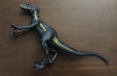 Jurassic World Amber Collection Lot (Velociraptor/Tyrannosaurus/Dilophosaurus)