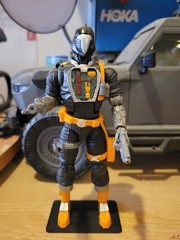 (LOT of 10) GI Joe Classified Custom Figure Stands Black – FREE SHIPPING