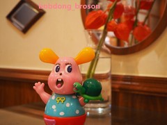 TWO TWO Land Rabbit &Turtle Son VINYL H15cm /3cm Sofubi Figure
