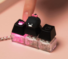 Kakao Friends Choonsik Ryan LED Keycap Figure Keyring Collection Official Goods