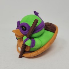 Leonardo Raphael Michelangelo Duck Teenage Mutant Ninja Turtle Fan Art 3D Print
