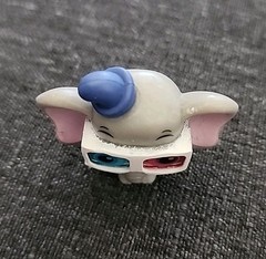 Exclusive Disney Doorables DUMBO Lot: Baby, 3D Glasses, Full Bloom, 8-Bit Set