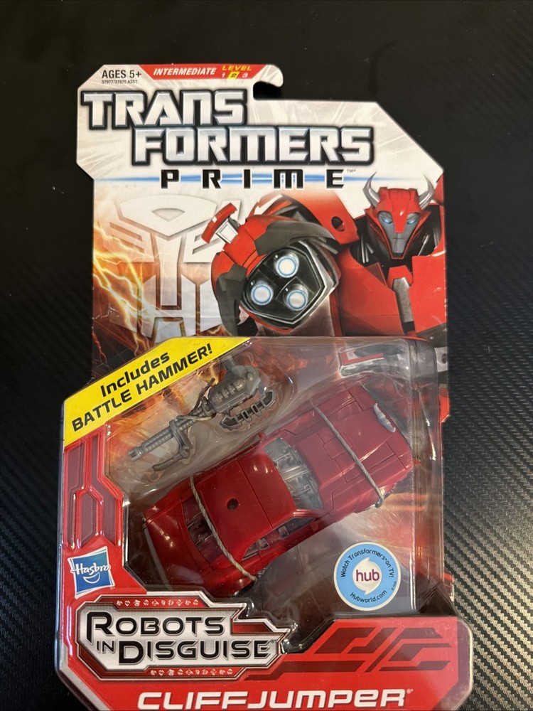 Transformers Prime Robots In Disguise Deluxe Cliffjumper MOSC Sealed