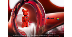 MEDICOM TOY BE@RBRICK atmos × Clottee 100％ & 400％ Action Figure 2023 JAPAN