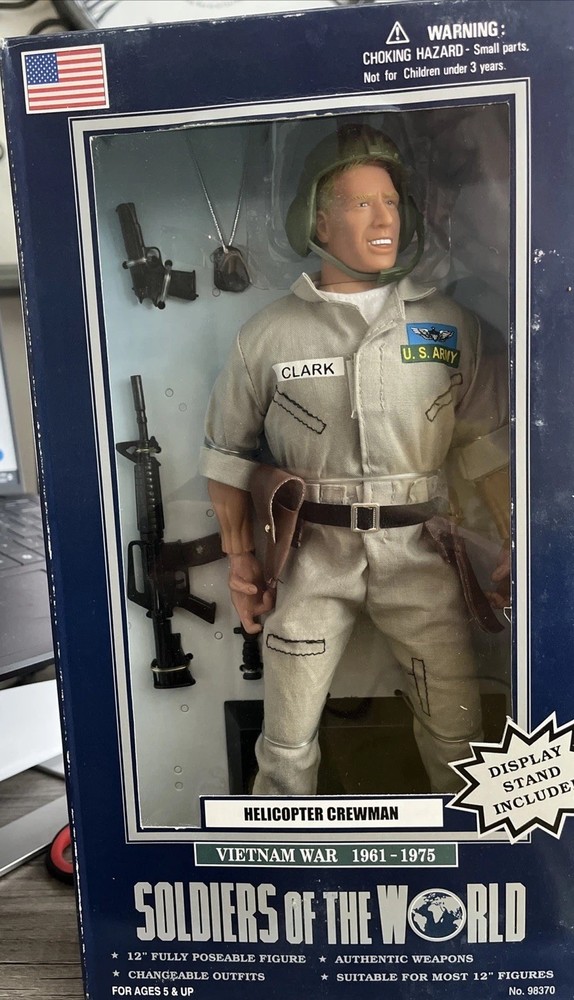 Soldiers of the World Vietnam War Helicopter Crewman 12″ Army Figure