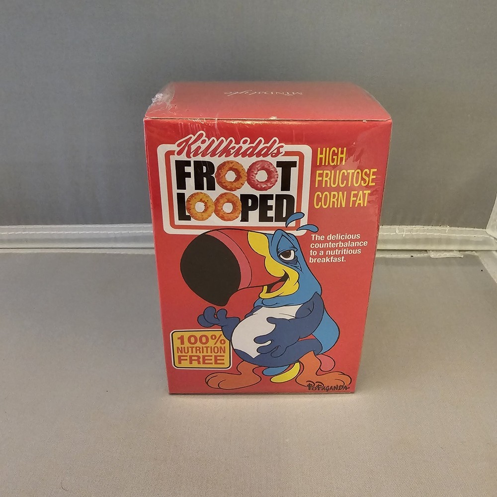 Mindstyle Froot Looped Cereal Killers Mini 3” Ron English Popaganda Toy SEALED