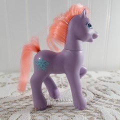 Hasbro My Little Pony G2 Petal Blossom Purple Pony Pink Hair 1997