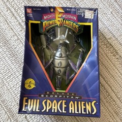 SCORPITAN Power Rangers Evil Space Aliens Deluxe Figure Bandai 1995 SEALED READ!