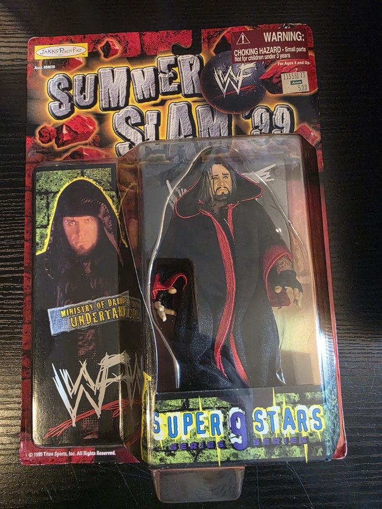 WWE WWF Jakks Pacific Summer Slam ’99 Super Stars 9 Undertaker NEW