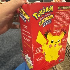 Pokemon ELECTRONIC “I Choose You Pikachu!” Plushie 1999 Nintendo Hasbro NEW BOX