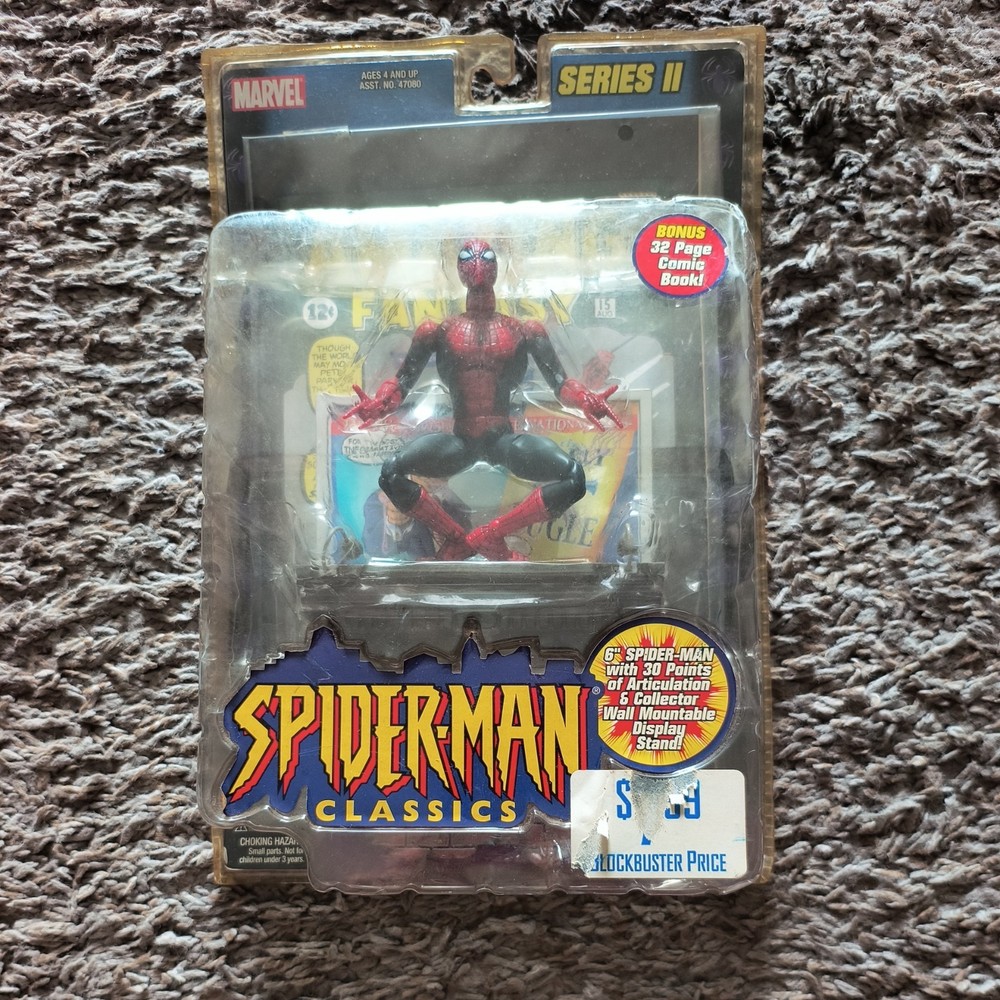 Toybiz Marvel Spider-Man Classics Series 2 1st Apperance Spider-Man New see pics