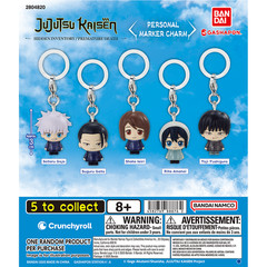 JUJUTSU KAISEN BANDAI GASHAPON PERSONAL MARKER CHARM KEYCHAIN SUGURU GETO