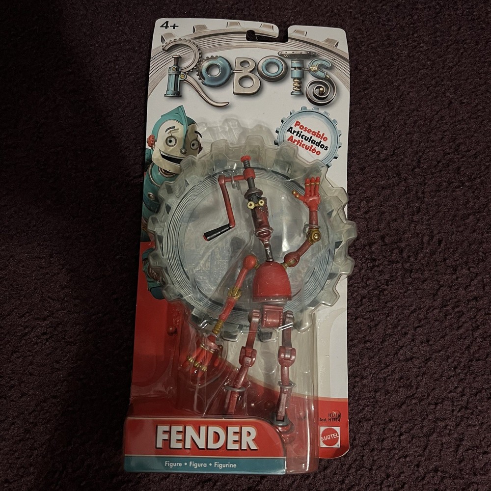 ROBOTS Movie 7” FENDER Action Figure (Sealed) New In Box Rare