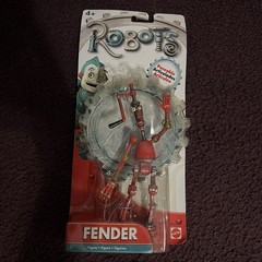 ROBOTS Movie 7” FENDER Action Figure (Sealed) New In Box Rare