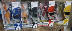 MIGHTY MORPHIN POWER RANGERS LIGHTNING LOT METALLIC RED BLUE YELLOW BLACK NEW
