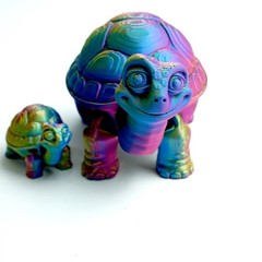 3D Printed Tortoise Model,Articulated Animals figure,Fidget Toys Home Decor
