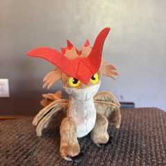 DreamWorks Dragons Cloudjumper Plush Spin Master 2015 Race to the Edge 8” Rare