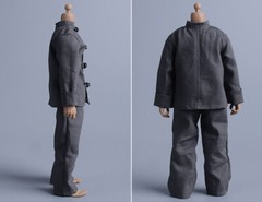 1/12 Chinese Kung Fu Monk Fighting Suit Clothes For 6″ Male Action Figure Body