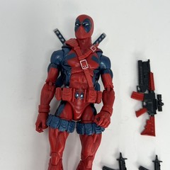 Marvel Legends Retro Deadpool Action Figure 80th Anniversary Near Complete