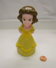 Disney Princess Belle In Yellow Dress Plastic Doll 5″ Toy Figure Cake Topper
