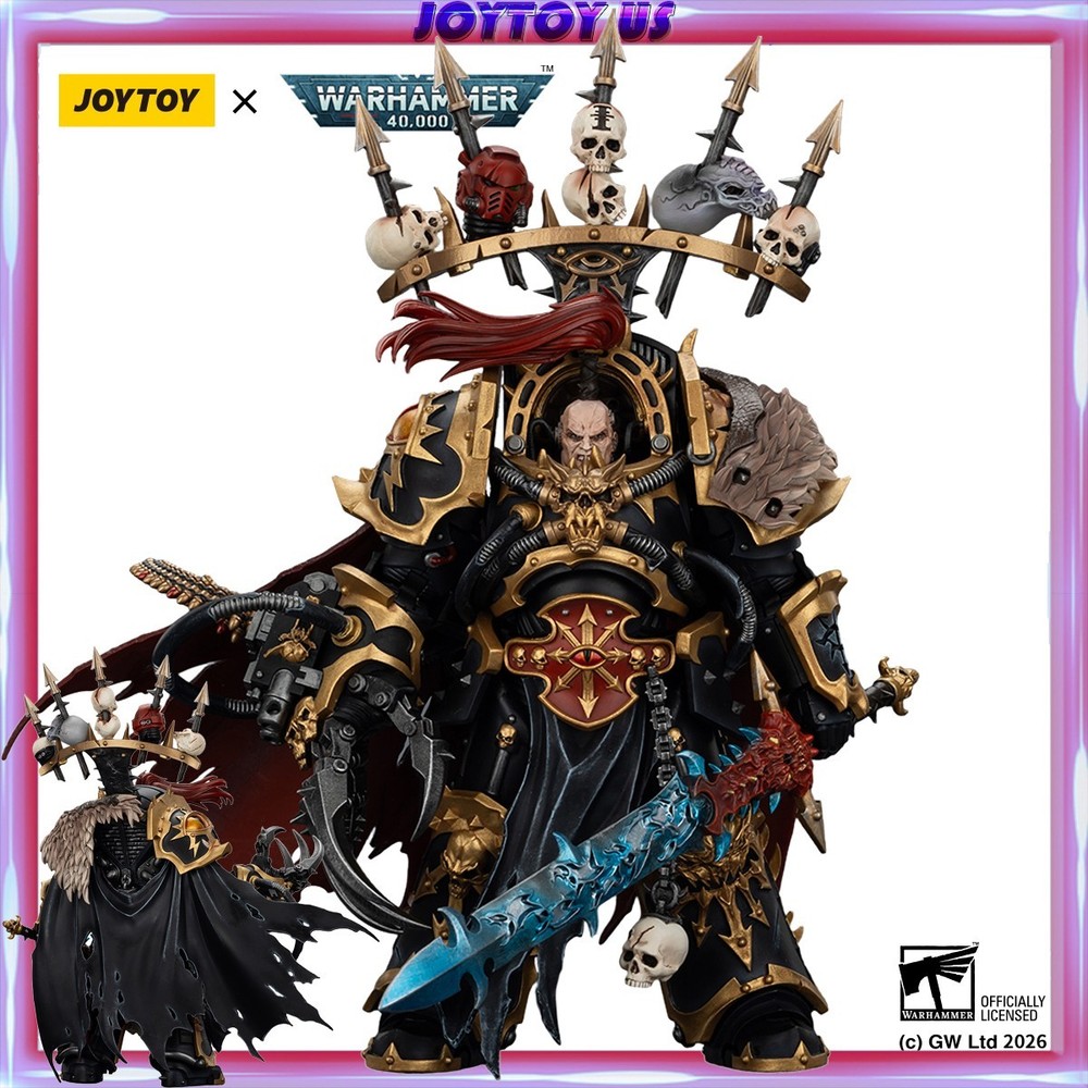 JOYTOY Warhammer 40K 1/18 Black Legion Abaddon the Despoiler Action Figures
