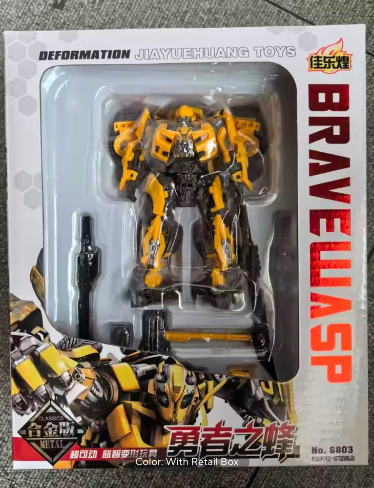 8803 Wasp Warrior Transforming Robot Action Figure PVC Model Toy 13cm Collectibl