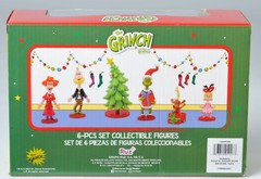 Dr Seuss The Grinch 6 Piece Collectible Figurine Set 2023 A19984 NEW in Box XMAS