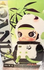 POPMART MEGA SPACE MOLLY 400% PANDA Limited Edition Collectible NEW Sealed