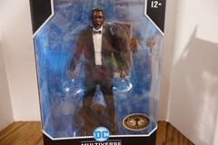 McFarlane DC Multiverse Batman Begins Lucius Fox Platinum Action Figure NEW