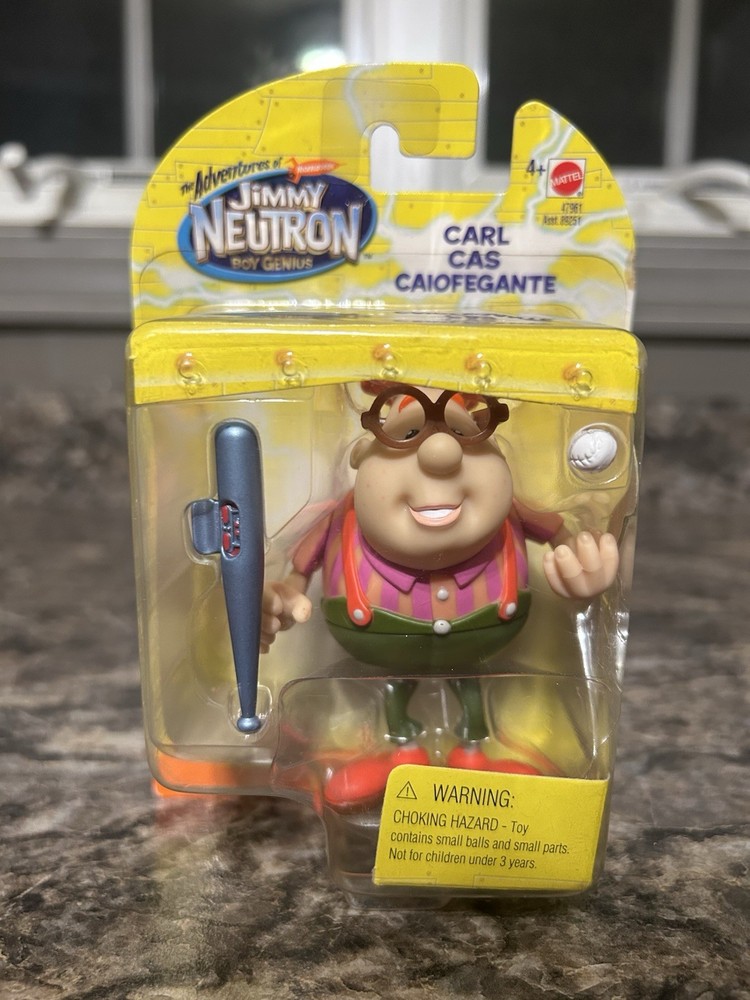 Carl Wheezer Mini Figure The Adventures Of Jimmy Neutron Boy Genius Mattel 47961