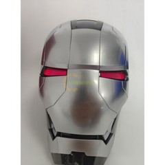 AUTOKING Iron Man Helmet MK5 1:1Wearable Voice Control Cosplay Mask Matte Silver