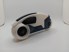 Retro Lightcycle white for Vintage Tron action figures and light cycle toy