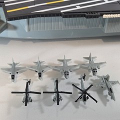 Vintage 2001 Hasbro GI Joe USS Saratoga Aircraft Carrier w/ 8 Planes NOT WORKING