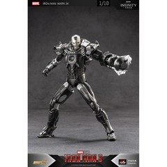 HIPLAY ZD Toys 1/10 Marvel Iron Man MK20 MK31 MK32 MK34 Action Figure Non-LED
