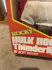 Vintage 1985 Appleworks Rocky Thunderlips Hulk Hogan 18″ Plush Doll . NEW