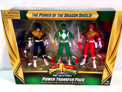 Mighty Morphin Power Rangers Re-Ignition 3 Figure Transfer Pack Green Red Black