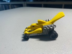 Yellow Falcon Rat Rod Hot Wheels Vintage 1994 Mattel Die Cast Metal Car