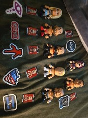 Wwe Zuru Ballers Lot Of 7! Cm Punk, Gunther, Rhea Ripley, Cody Rhodes, Roman +