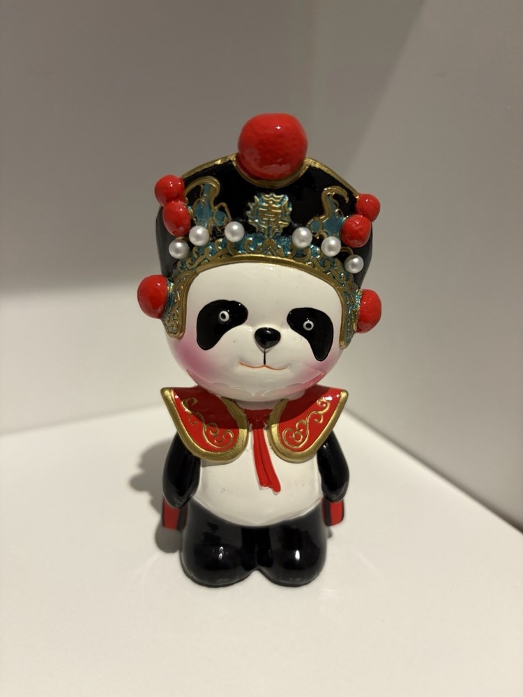 Kung Fu Peking Opera Panda Figurine
