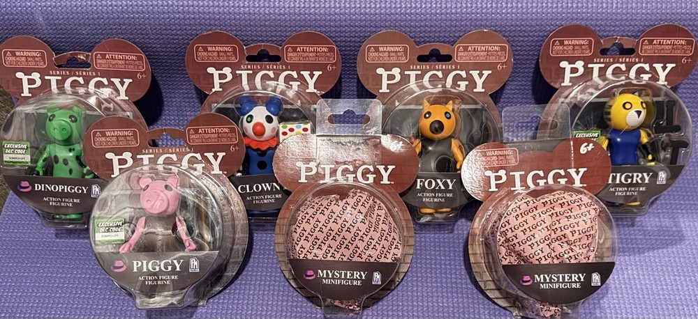 Roblox Piggy Series 1 Action Figures Lot of 5 Plus 2 Mystery Figures New Sealed