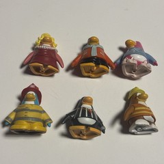 Jakks Disney Club Penguin Mix N’ Match Used Figure Set Of 6
